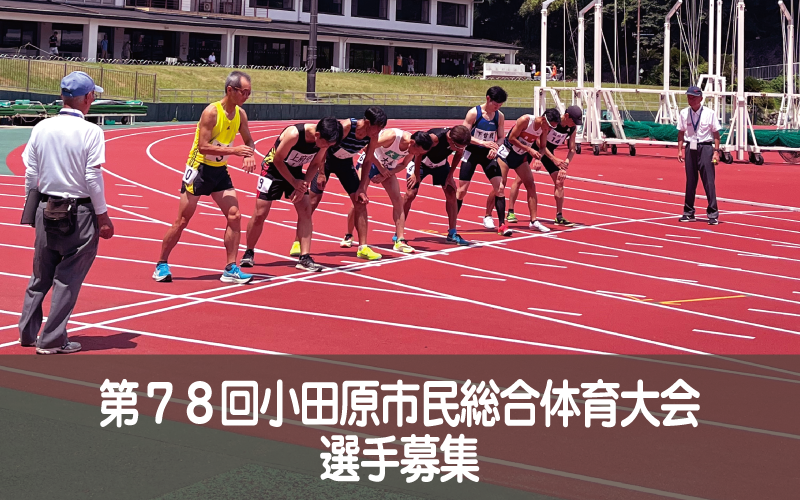 第78回小田原市民総合体育大会選手募集